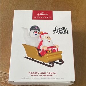 Hallmark 2024 Keepsake Frosty the Snowman Frosty Santa Christmas Ornament